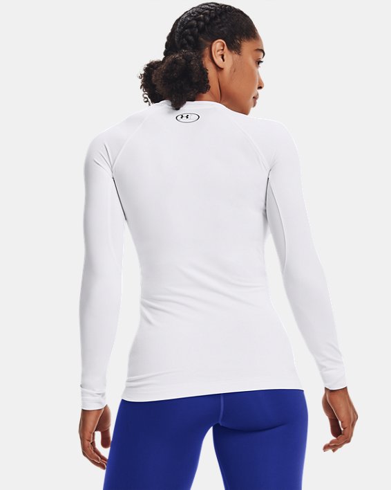 Under Armour Womens ColdGear Armour Printed Fitted Crew 